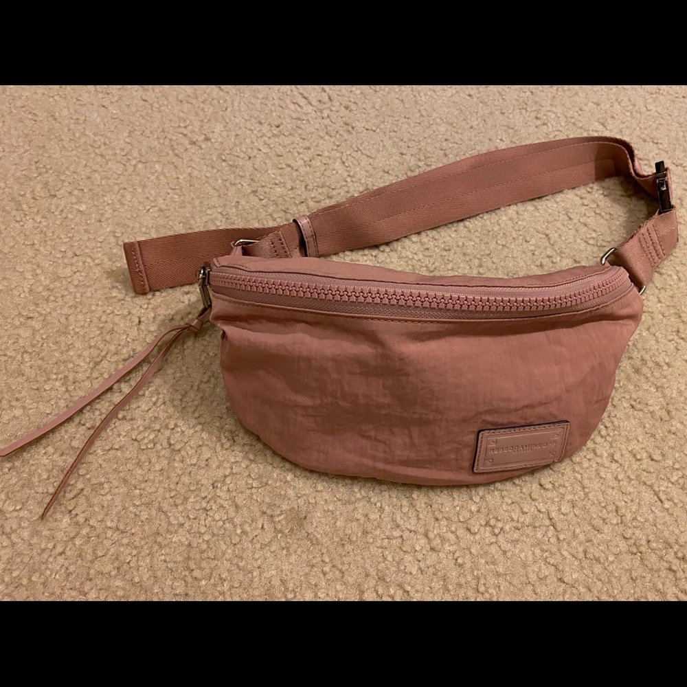 Nylon Rebecca Minkoff Belt Bag - blush